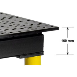 Stół spawalniczy Max, 1950 x 1250 mm Stronghandtools - 006