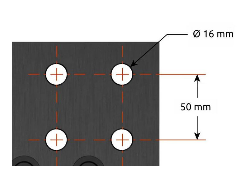 Stół spawalniczy Max, 2550 x 1250 mm Stronghandtools