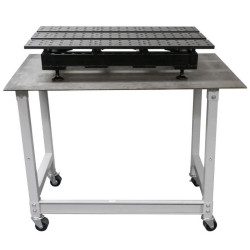 Stół spawalniczy, szczelinowy Max, 1160 x 1000 mm Stronghandtools