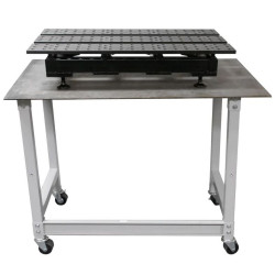 Stół spawalniczy, szczelinowy Max, 1160 x 1150 mm Stronghandtools - 008