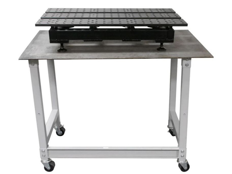 Stół spawalniczy, szczelinowy Max, 1160 x 1150 mm Stronghandtools