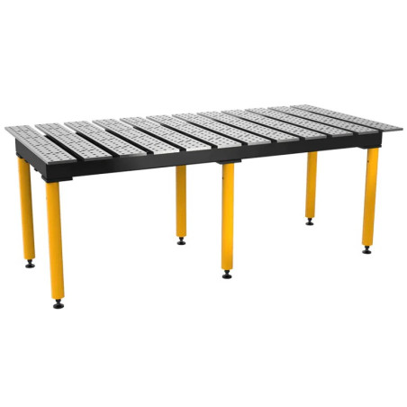 Stół spawalniczy, szczelinowy Max, 2560 x 1250 mm Stronghandtools