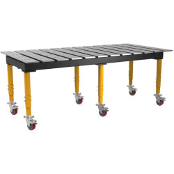 Stół spawalniczy, szczelinowy Max, 2560 x 1250 mm Stronghandtools - 004