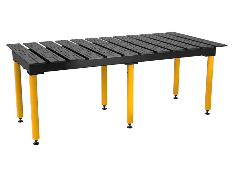 Stół spawalniczy, szczelinowy Max-azotowany, 2560 x 1250 mm Stronghandtools