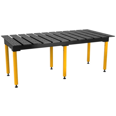 Stół spawalniczy, szczelinowy Max-azotowany, 2560 x 1250 mm Stronghandtools