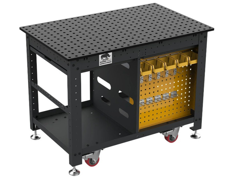 Mobilna stacja robocza Rhino, 1200 x 750 mm Stronghandtools