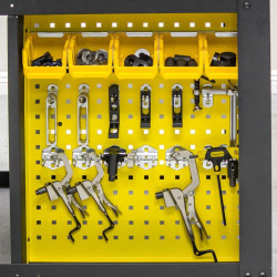 Mobilna stacja robocza Rhino, 1500 x 750 mm Stronghandtools - 006