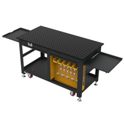 Mobilna stacja robocza Rhino, 1500 x 750 mm Stronghandtools - 004