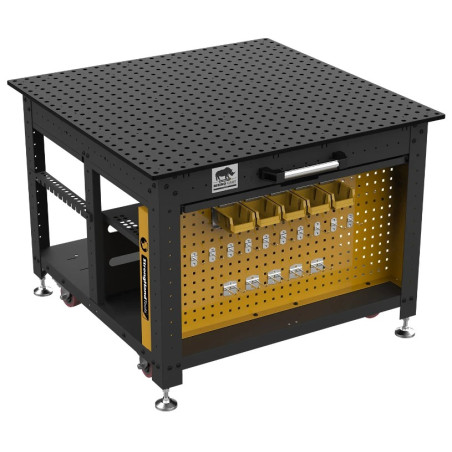 Mobilna stacja robocza Rhino, 1200 x 1200 mm Stronghandtools