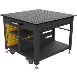 Mobilna stacja robocza Rhino, 1200 x 1200 mm Stronghandtools - 002
