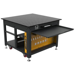 Mobilna stacja robocza Rhino, 1200 x 1200 mm Stronghandtools - 003