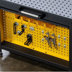 Mobilna stacja robocza Rhino, 1200 x 1200 mm Stronghandtools - 004