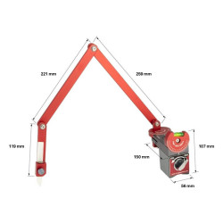 Przyrząd do rysowania konturów RCM100 Stronghandtools - 003