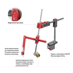 Przyrząd do rysowania otworów RHM200 Stronghandtools