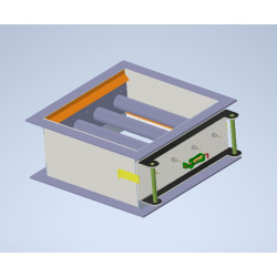 Separator magnetyczny szufladowy 280/340x150/4w jednopoziomowy / N52