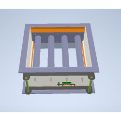 Separator magnetyczny szufladowy 280/340x150/4w jednopoziomowy / N52