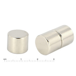 Magnes neodymowy — średnica ⌀12 mm, grubość 10 mm — materiał N38