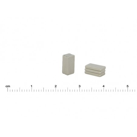 Magnes — długość 10 mm, szerokość 3 mm, wysokość 1,5 mm — neodymowy (N38)