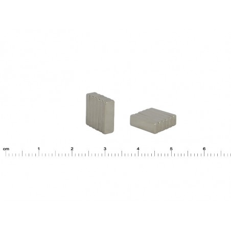 Magnes neodymowy prostokątny 12 mm x 4 mm x 2 mm (N38)