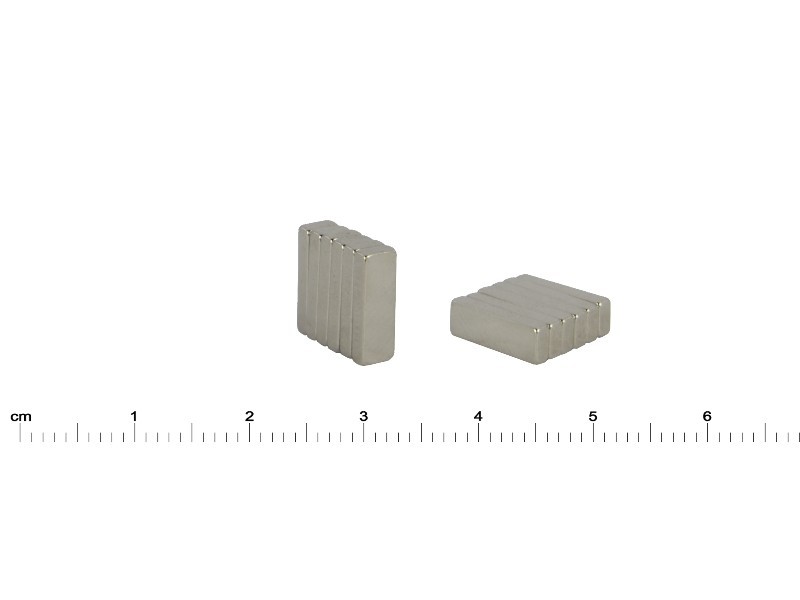Magnes neodymowy prostokątny 12 mm x 4 mm x 2 mm