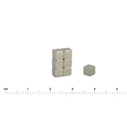 Magnes — długość 5 mm, szerokość 5 mm, wysokość 5 mm — neodymowy (N42) - 007