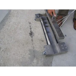 Jezdna szczotka magnetyczna z ułatwionym czyszczeniem 720x250 / F - 002