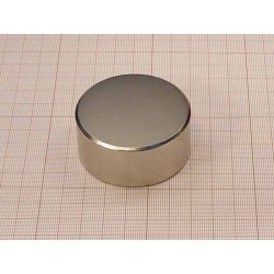 Magnes neodymowy — średnica ⌀55 mm, wys. 25 mm — N35 - 002
