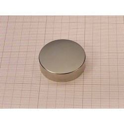 Silny magnes — średnica ⌀55 mm, grubość 15 mm — neodymowy (N35) - 002