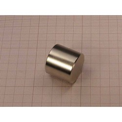 Najmocniejszy magnes neodymowy — średnica ⌀33 mm, wys. 30 mm — N42 - 002