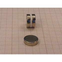 Magnes — średnica ⌀22 mm, grubość 6 mm — neodymowy (N38) - 002