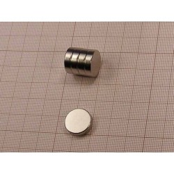 Magnes — średnica ⌀15 mm, grubość 4 mm — neodymowy (N38) - 002