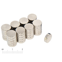 Magnes — średnica ⌀10 mm, grubość 3 mm — neodymowy (N38)