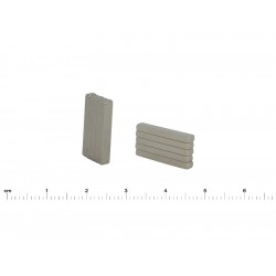 Magnes — długość 20 mm, szerokość 3 mm, wysokość 2 mm — neodymowy (N38)
