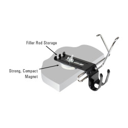 Uchwyt magnetyczny narozny do uchwytu MIG, TIG MRT50 Stronhandtools