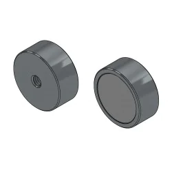 Magnes neodymowy z gwintem wewn. M4 w obudowie, średnica 19 mm, wys. 8 mm - 006