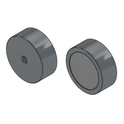 Magnes w obudowie z gwintem M8, średnica 50 mm, wys. 20 mm, neodymowy - 007