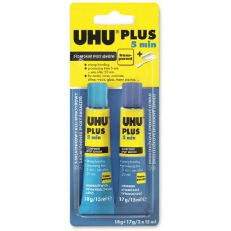 Klej epoksydowy Uhu Plus 5min 2x15ml