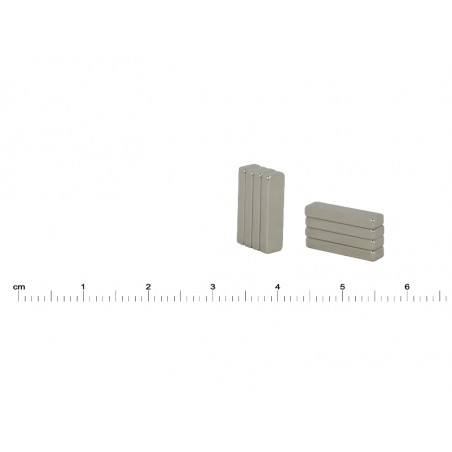 Magnes — długość 15 mm, szerokość 4 mm, wysokość 2 mm — neodymowy (N38)