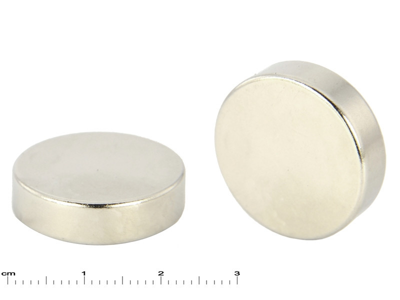 Magnes — średnica ⌀22 mm, grubość 6 mm — neodymowy (N38)