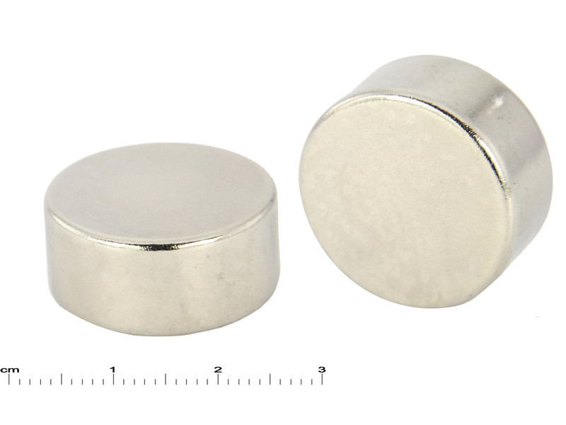 Magnes neodymowy — średnica ⌀22 mm, grubość 10 mm