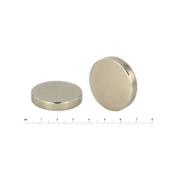 Magnes neodymowy — średnica ⌀33 mm, grubość 6 mm — materiał N38