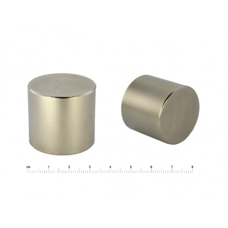 Najmocniejszy magnes neodymowy — średnica ⌀33 mm, wys. 30 mm — N42