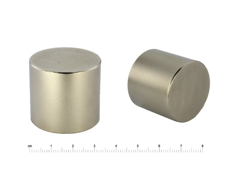 Najmocniejszy magnes neodymowy — średnica ⌀33 mm, wys. 30 mm — N42