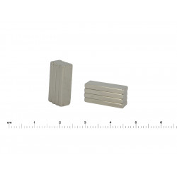 Magnes — długość 20 mm, szerokość 6 mm, wysokość 2,4 mm — neodymowy (N38)