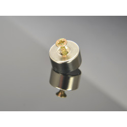Magnes okrągły, pod wkręt — ⌀18 mm, ⌀7,2/⌀3,6 mm, wys. 10 mm — neodymowy (N42)