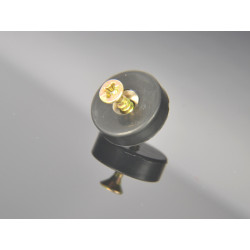 Magnes w gumie, okrągły, pod wkręt — ⌀19,5 mm, ⌀7,2/⌀3,6 mm, wys. 6,5 mm — neodymowy