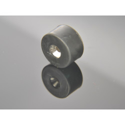 Magnes w gumie, okrągły, pod wkręt — ⌀19,5 mm, ⌀7,2/⌀3,6 mm, wys. 11,5 mm — neodymowy (N42) - 005