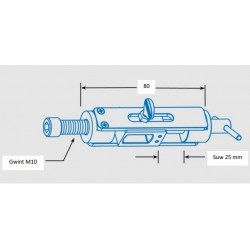 Przesuwna podpora XDSM  (do ścisków spawalniczych typu UD) Stronghandtools - 002