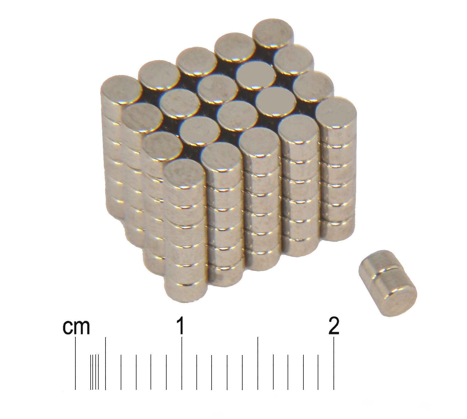 Mini magnes — średnica ⌀3 mm, grubość 2 mm