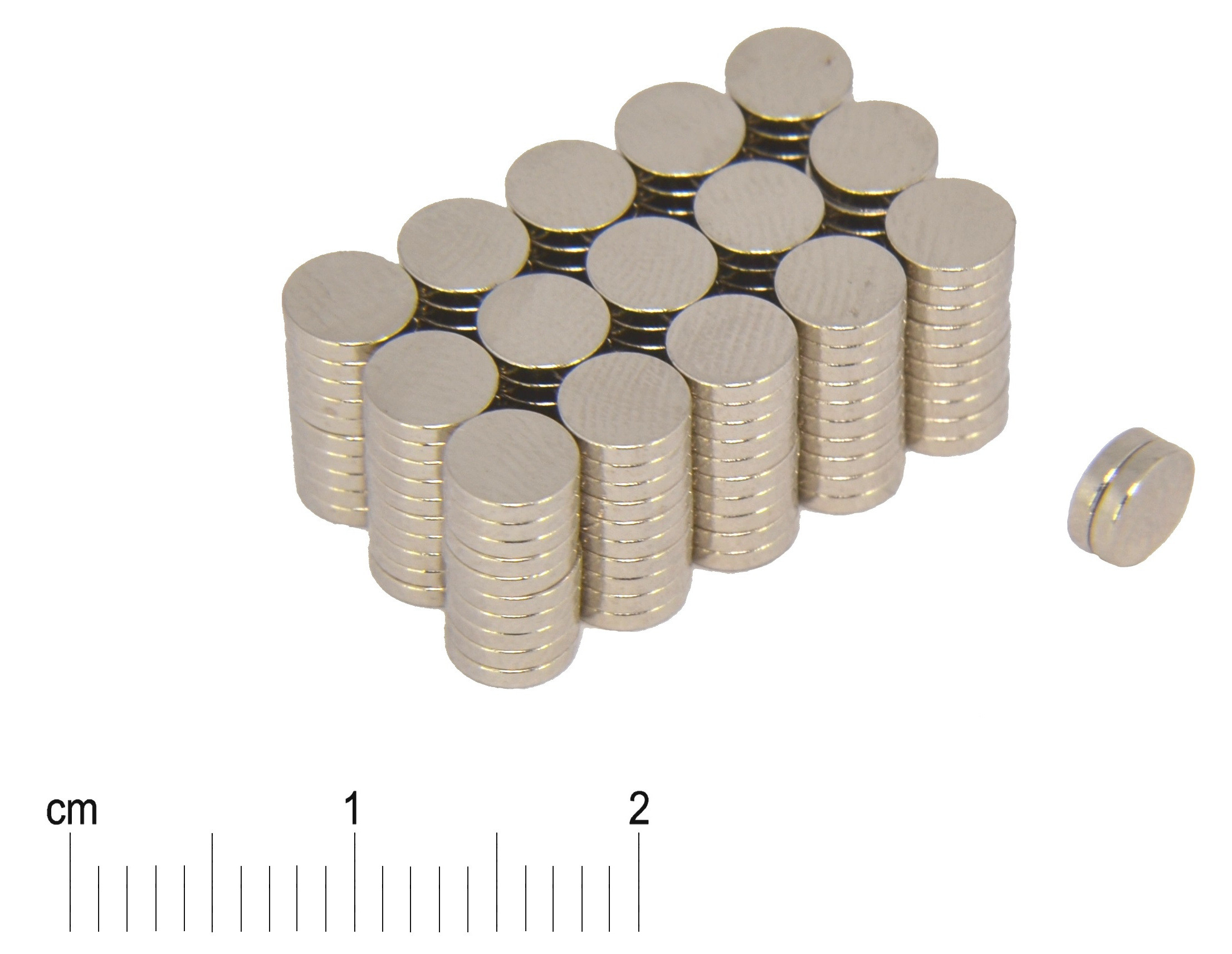 Magnes mały — średnica ⌀5 mm, grubość 1 mm